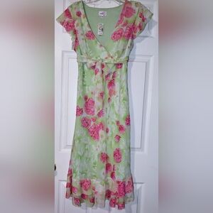 Studio Y Flirty Summer Floral Dress NWT Juniors Sz 13